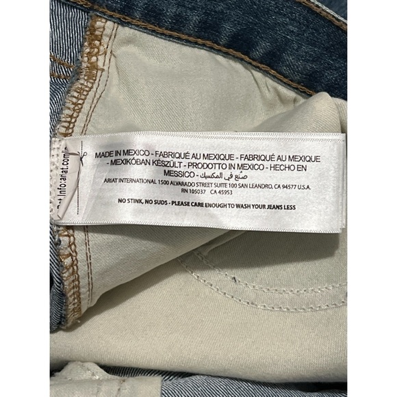 Ariat Rebar M5 Straight Leg Jean Men’s 42x35.5 Blue Edgewood Denim - Picture 13 of 16